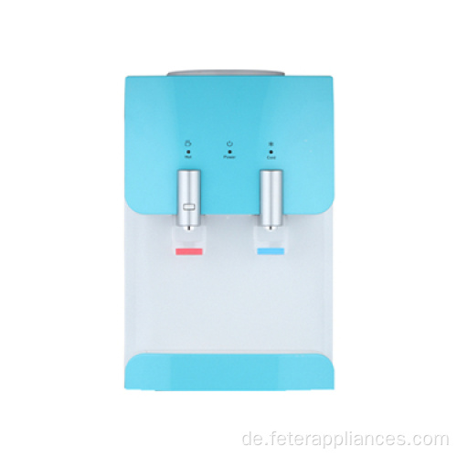 OEM Kalt-Heiß-Desktop-Wasserspender mit Blaurosa in vielen Farben